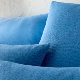 Seersucker Washed Cotton Duvet Cover - thumbnail 4