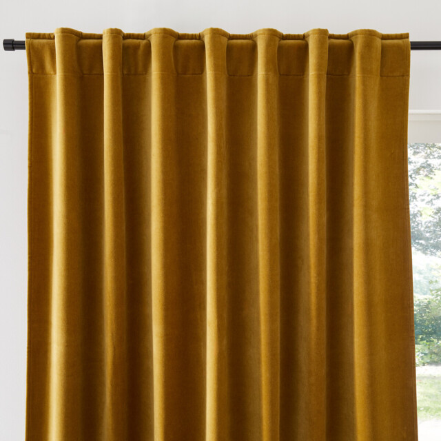Velvet Thermal Curtain with Hidden Tabs - image 1