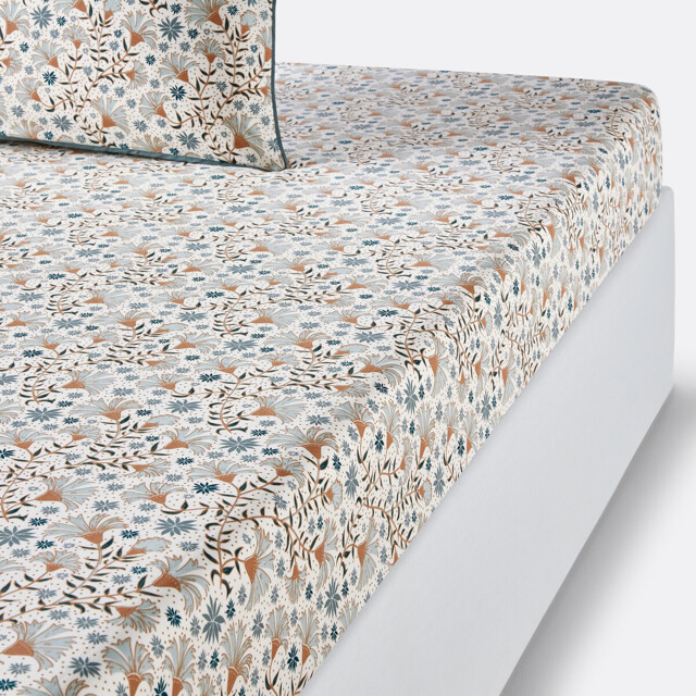 Kalyan Cotton Percale Fitted Sheet