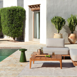 Round Garden Sofa Side Table Glafor - thumbnail 3