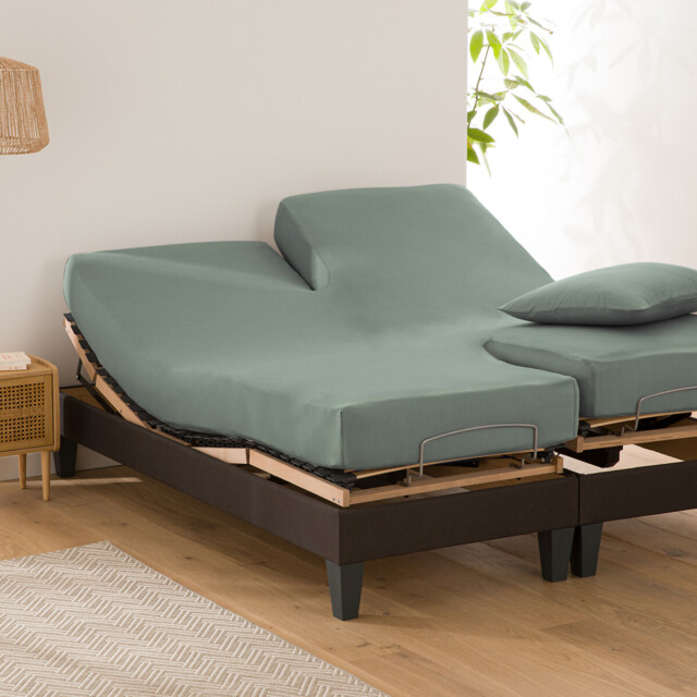 Scenario Stretch Cotton Jersey Fitted Sheet For Articulated Beds