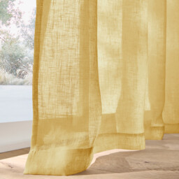 Onega Linen Wide Width Voile Panel with Eyelets - thumbnail 3