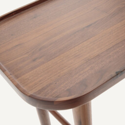 Magosia Solid Walnut Console Table - thumbnail 3