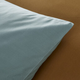 Scenario Plain Organic Cotton Percale Duvet Cover - thumbnail 3