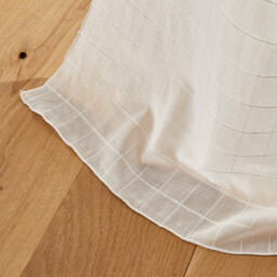 Skoum 100% Organic Cotton Voile Sheer Curtain Panel - thumbnail 4
