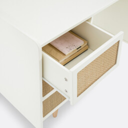 Kaya 6-Drawer Desk with 2 Cabinets - thumbnail 4