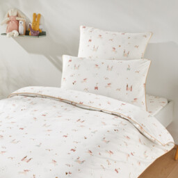 Unicorn Castle Cotton Duvet Cover - thumbnail 2