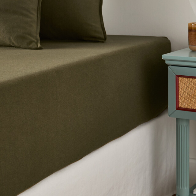 Clara 30cm Brushed Cotton Fitted Sheet - image 1
