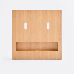 Laster Wall-Mounted TV Stand in Oak Veneer with 1 Compartment - thumbnail 3