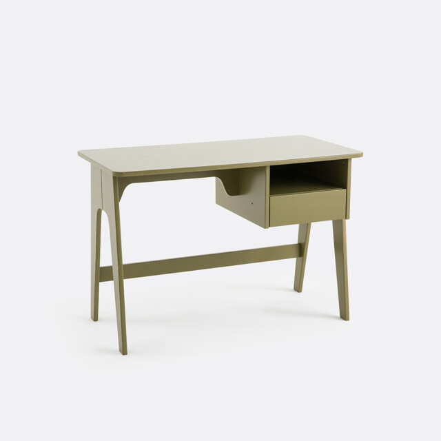 Adil Retro Vintage Style Pine Desk - image 1
