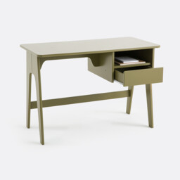 Adil Retro Vintage Style Pine Desk - thumbnail 4