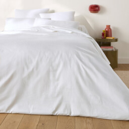 Opale Striped Cotton Satin 350 Thread Count Bolster Case - thumbnail 2