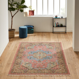 Lexy Vintage Style Cotton Rug