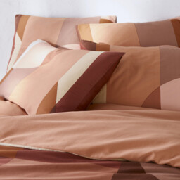 Marjorie Duvet Cover in Washed Cotton Satin - thumbnail 2
