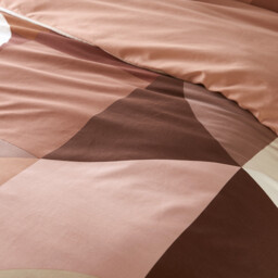 Marjorie Duvet Cover in Washed Cotton Satin - thumbnail 3