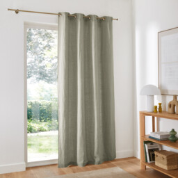 Elba Linen Curtain with Eyelets - thumbnail 2
