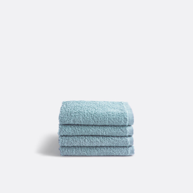 Set of 4 Scenario Terry Guest Towels 500g/m2 - image 1