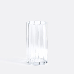 Helia Clear Glass Vase, H25cm - thumbnail 1
