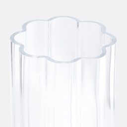 Helia Clear Glass Vase, H25cm - thumbnail 3