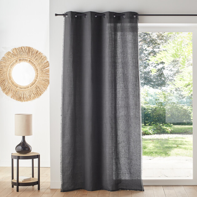 Menorca Cotton & Linen Eyelet Curtain - image 1