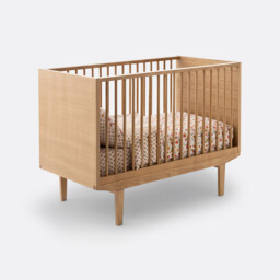 Elyo Pine Adjustable Cot Bed - thumbnail 1