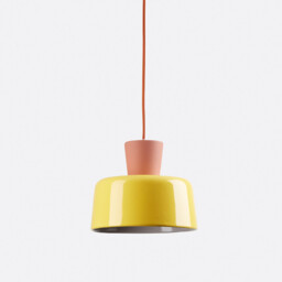Coloured Ceramic Hanging Lamp Diameter 21cm Jimna - thumbnail 1