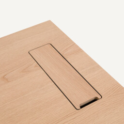 Mikube Oak and Oak Veneer Desk Table Top L150 - thumbnail 4
