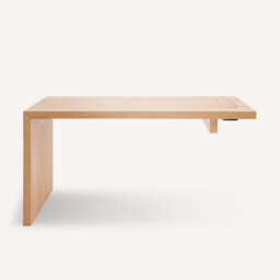 Mikube Oak and Oak Veneer Desk Table Top L150 - thumbnail 3