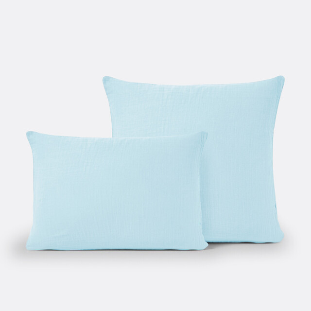 Kumla Plain Cotton Muslin Pillowcase - image 1
