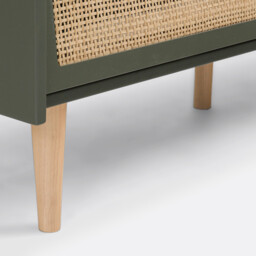 Kaya 6-Drawer Wickerwork Chest of Drawers - thumbnail 4