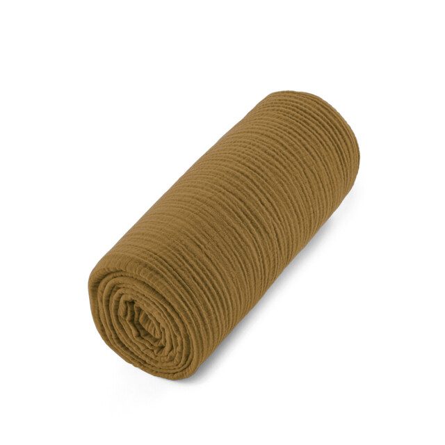 Yafa Organic Cotton Muslin Fitted Sheet - image 1