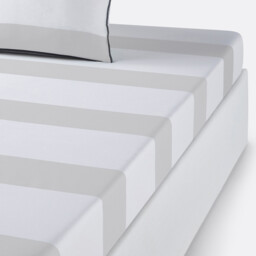 Yacht Striped Cotton Fitted Sheet