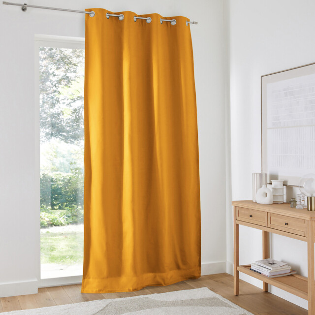Scenario Cotton Blackout Curtain with Eyelets - image 1