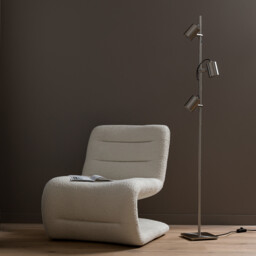 Girevole Spotlight Satin Nickel Floor Lamp - thumbnail 4