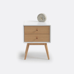 Jimi Bedside Table with 2 Drawers - thumbnail 2