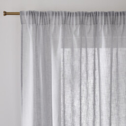 Nyong Voile Panel with Pencil Pleat and Wave - thumbnail 1
