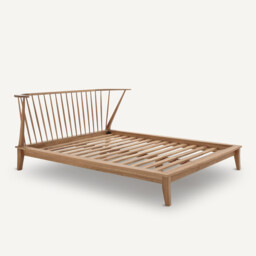 Caspian Bed For 2 in Solid Oak - thumbnail 4