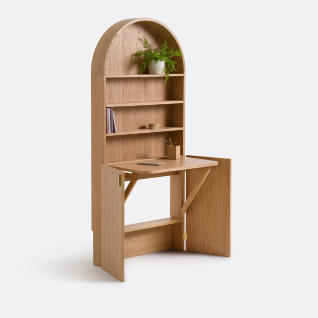 Marcela Bookcase with Hideaway Desk - image 1