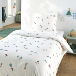 Tout Schuss 30% Recycled Cotton Child's Duvet Cover Set with Square Pillowcase - thumbnail 2