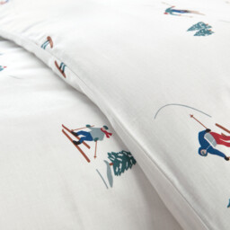 Tout Schuss 30% Recycled Cotton Child's Duvet Cover Set with Square Pillowcase - thumbnail 3