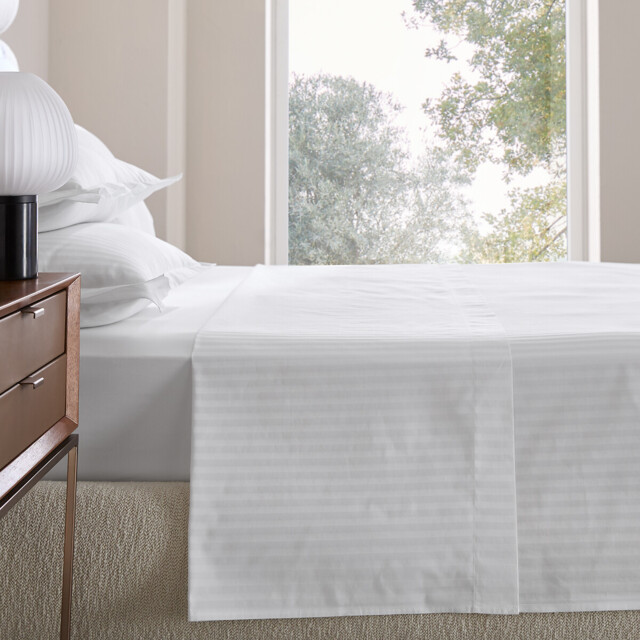 Galor Cotton Satin 400 Thread Count Flat Sheet - image 1