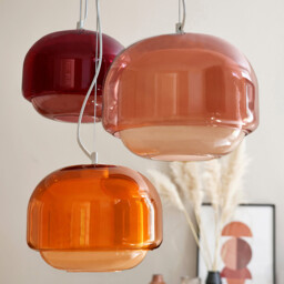 Kinoko Ceiling Light in Coloured Glass Ø30.5cm - thumbnail 3
