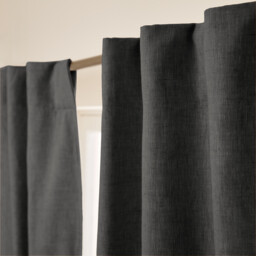 Private Blackout Curtain in Washed Linen with Concealed Tabs - thumbnail 3