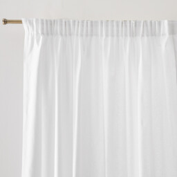 Scenario Cotton Curtain with Pencil Pleat and Wave