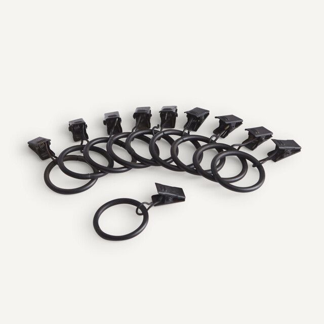 Set of 10 Loch Curtain Clips