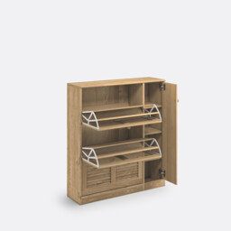 Mayor Shoe Cabinet, 1 Door & 3 Flaps - thumbnail 3
