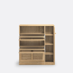 Mayor Shoe Cabinet, 1 Door & 3 Flaps - thumbnail 4