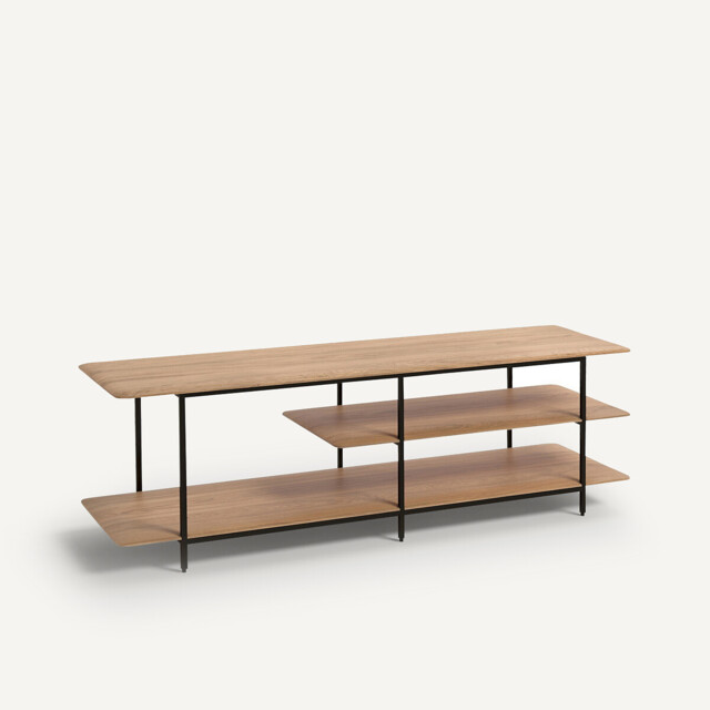 Jacobson Oak Multi-Shelf TV Unit - image 1