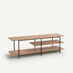 Jacobson Oak Multi-Shelf TV Unit - thumbnail 1
