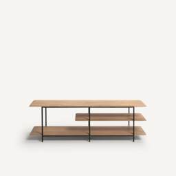Jacobson Oak Multi-Shelf TV Unit - thumbnail 2